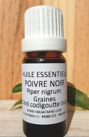 Poivre Noir Huile Essentielle 