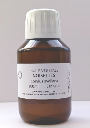 Noisettes Huile vegetale 