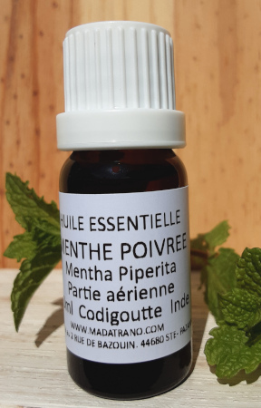 Menthe Poivrée Huile Essentielle 