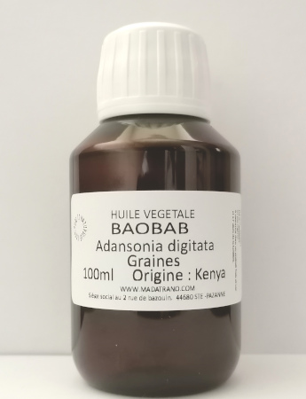 Baobab Huile vegetale 