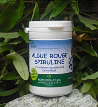 Spiruline et Algue rouge